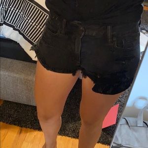 American eagle super stretch hi rise shortie 00